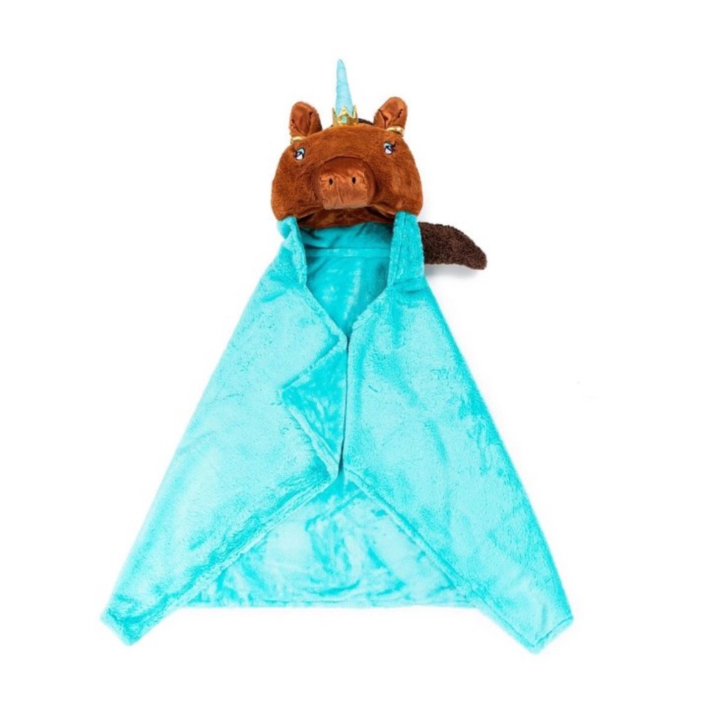Afro Unicorn Hooded Blanket
